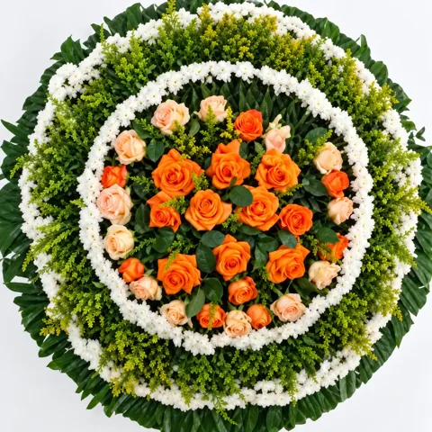Coroa de flores Homenagem Serenidade, código FS-CF-01