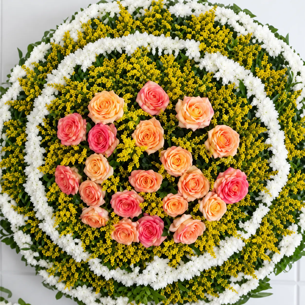 Coroa de flores Funerária Souza