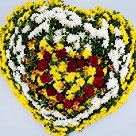 Coroa de flores Homenagem Memória, código FS-CF-03