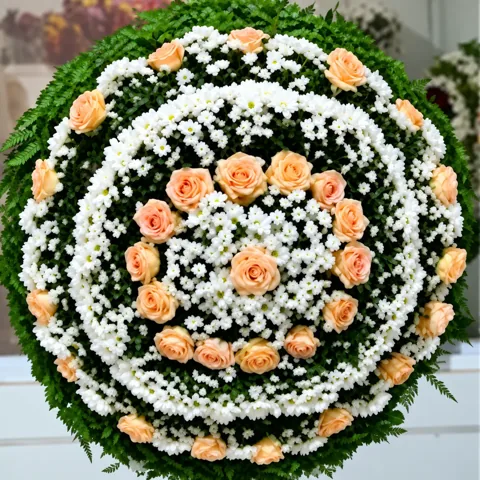 Coroa de flores Homenagem Gratidão, código FS-CF-07
