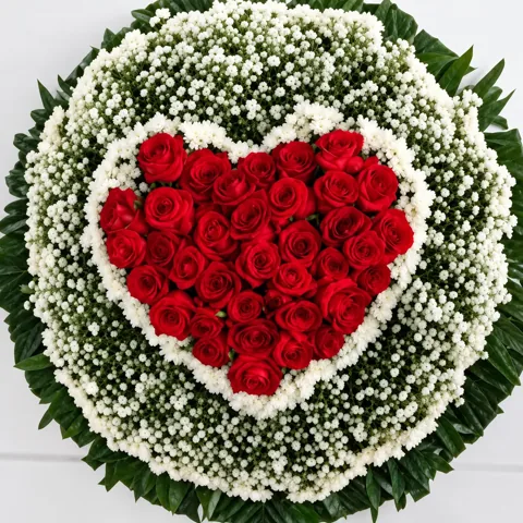 Coroa de flores Homenagem Saudade, código FS-CF-09