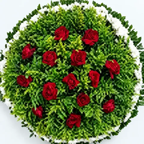 Coroa de flores Homenagem Esperança, código FS-CF-13
