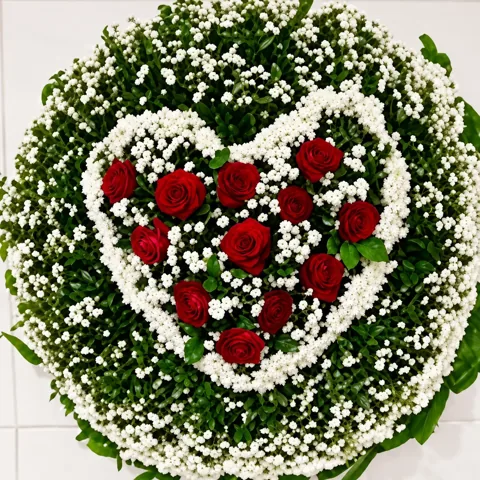 Coroa de flores Homenagem Acolhimento, código FS-CF-15