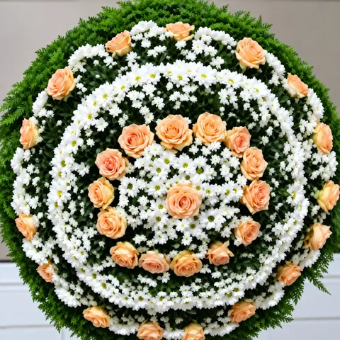 Coroa de flores Homenagem Despedida, código FS-CF-18